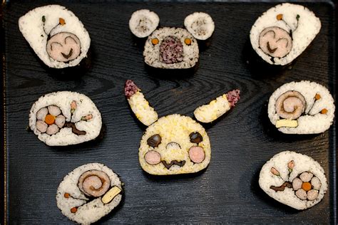 Sushi Art Demo | Eatable Art ! | Sushi Art: Kazari Maki-zush… | Flickr