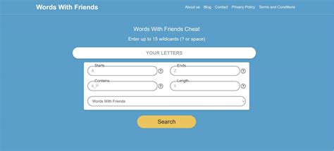 Words With Friends Cheat - TheOmniBuzz