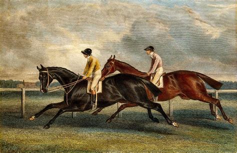 Doncaster St. Leger 1840 Vintage Horse Racing Painting by Vintage Horse ...