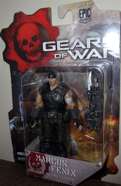 Marcus Fenix Gears War 3 small action figure