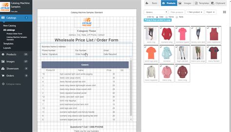 Product Order Forms > Easily Create Order Forms & Catalogs with Custom Templates | Catalog Machine