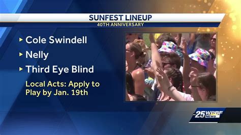 Lineup announced for SunFest 2024