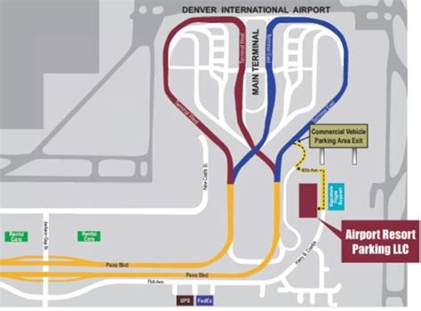 Denver International Airport Map - United States Map