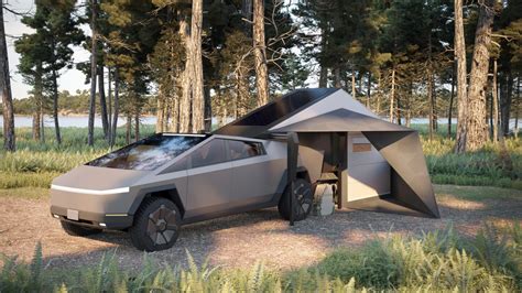 Expandable camper turns the Tesla Cybertruck into the ultimate outdoor ...