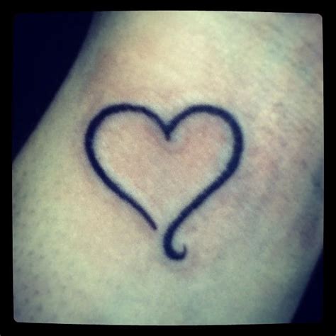 Finally inked #tattoo #heart #love #wrist #inked #first #cute #small #ink #black #awe #adorable ...