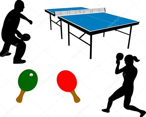 Ping pong equipment — Stock Vector © paunovic #4122512