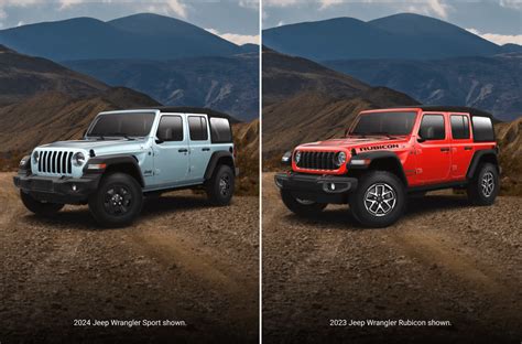 2024 Jeep Wrangler Sport Vs. Rubicon: A Head-To-Head Comparison