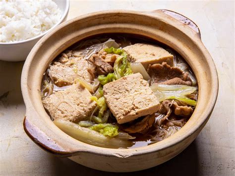 Simmered Frozen Tofu Soup With Pork and Cabbage Recipe