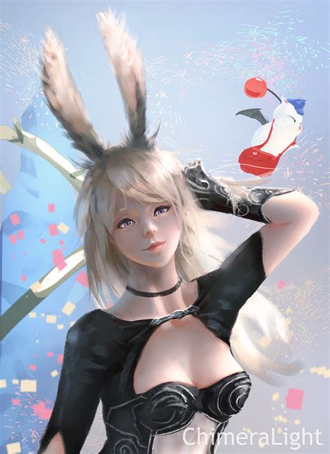 ArtStation - FFXIV Viera fan art for Shadowbringers release