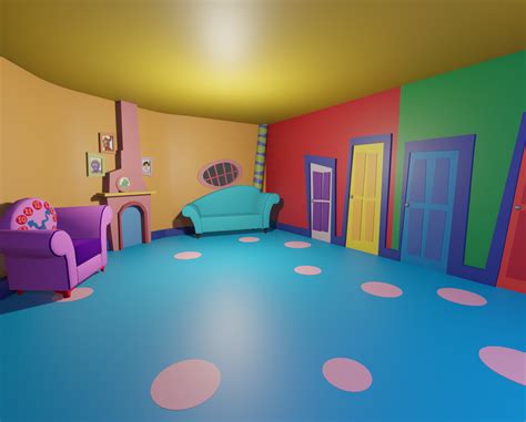 ArtStation - The Wiggles TV Series House (Blender)