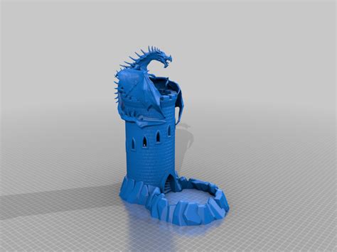 Free 3D file Dragon Dice Tower 🐉・3D printing idea to download・Cults