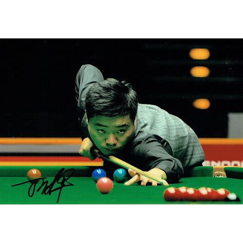 Ding Junhui Signed Snooker 8x12 Photograph 26460