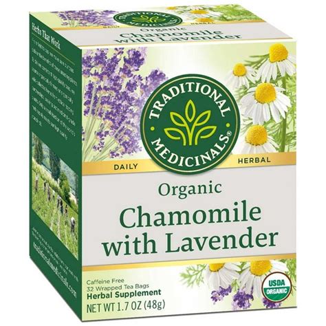 Traditional Medicinals Chamomile with Lavender Tea, 32 Tea Bags - Walmart.com - Walmart.com