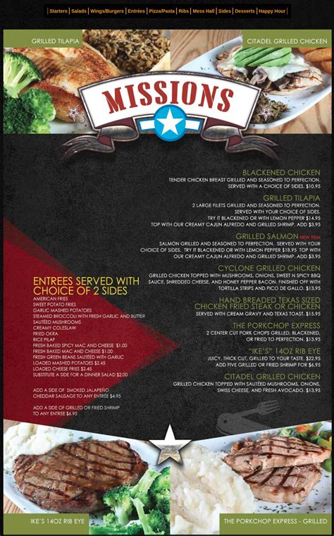 Bombshells Arlington menu in Arlington, Texas, USA