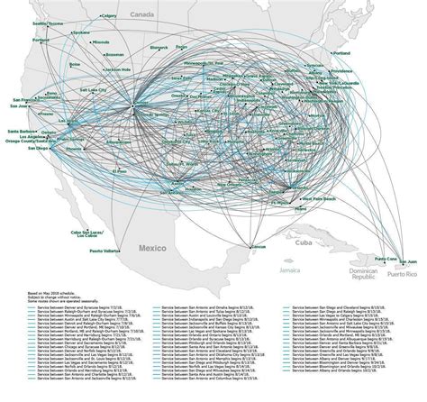 Route Map | Frontier Airlines