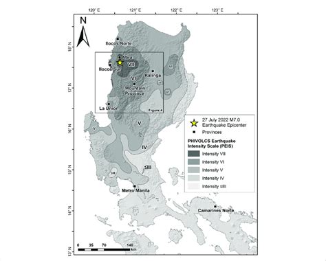 The 27 July M7.0 Northwestern Luzon Earthquake Isoseismal Map. The... | Download Scientific Diagram