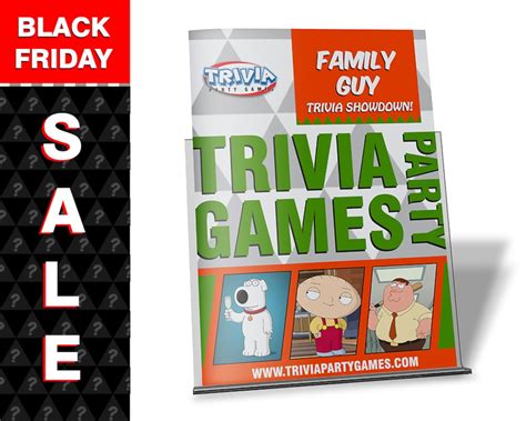 Family Guy Trivia Party Game - Etsy