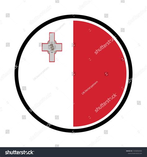 Malta Maltese Flag Vector Image Sovereign Stock Vector (Royalty Free ...