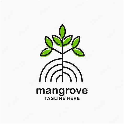 Premium Vector | Mangrove tree logo design