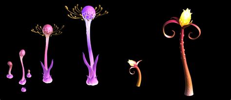 ArtStation - Forest - strange plants | Game Assets