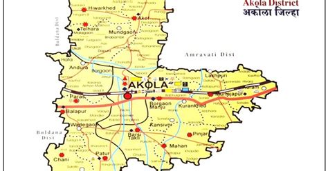 Maharashtra's Villages: Talukas in Akola District | Akola District Map ...