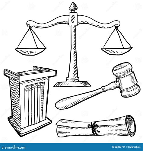 Gavel Coloring Sheet Coloring Pages