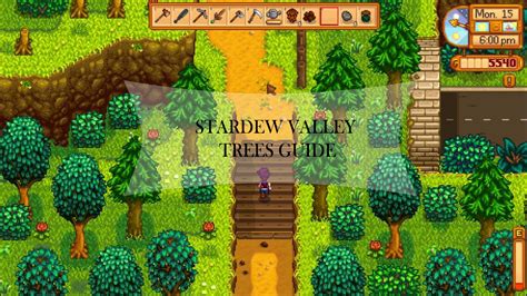 Stardew Valley trees: guide to grow | Stardew valley