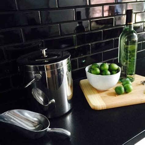 Black Subway Tile Kitchen Backsplash – Things In The Kitchen