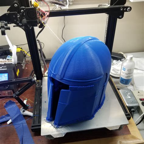 3D Print of Mandalorian Helmet - v2 by TD3D Printing