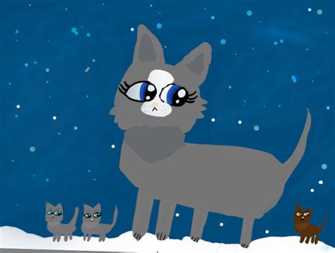 Bluestar and her kits | Warrior Cats