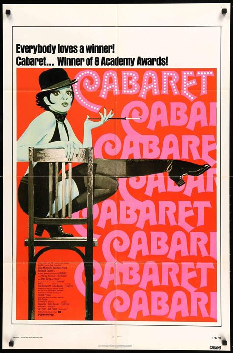 Cabaret (1972) Original R74 One-Sheet Movie Poster - Original Film Art ...