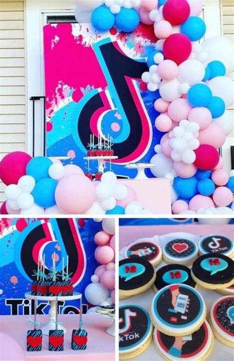 Tiktok Themed Birthday Party - Bursting with dance style decor