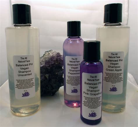 Ph Balanced Vegan Shampoo - The All Natural Face