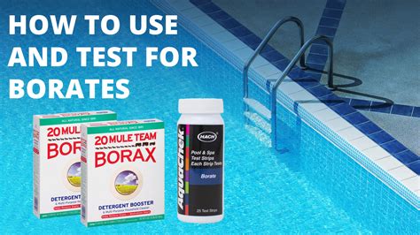 How To Use And Test For Borates - INYOPools.com - DIY Resources