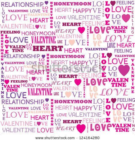 Love Word Collage On White Background Stock Vector (Royalty Free) 124164280 | Shutterstock ...