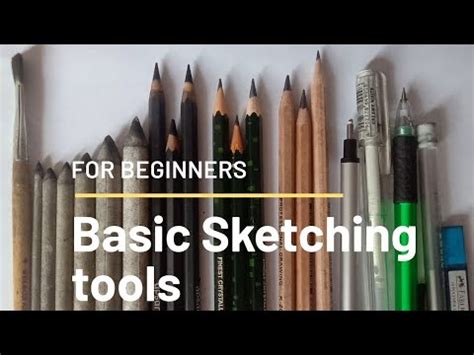 Basic Sketching Tools for Beginners. - YouTube