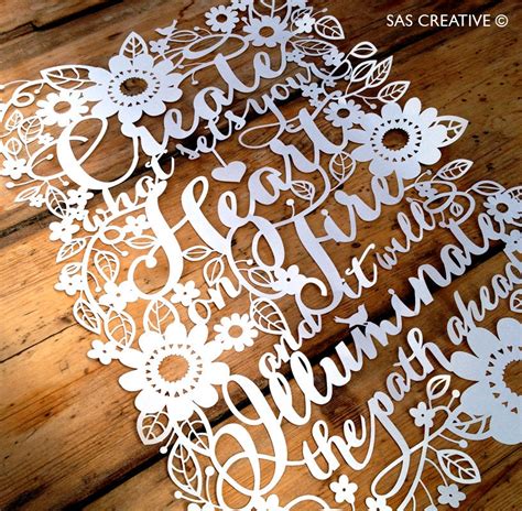 Silhouette Cameo SVG Papercutting file 'Create What by SASCreative