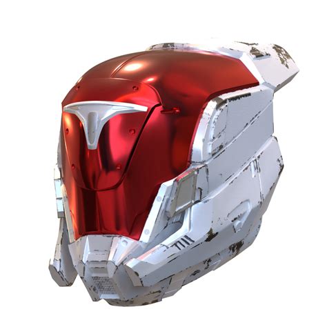 Destiny Titan Helmet - 3D Print Model – Wireframe