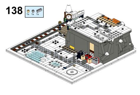 Lego® Instructions Winter Wonderland - Winter Village Architecture