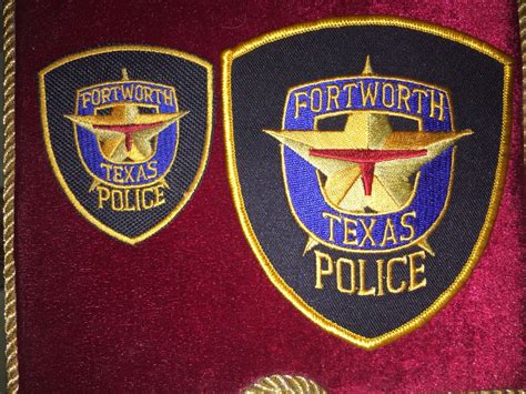 Fort Worth Police Department uniform patch and hat / cap patch Fort Worth Police, Texas Police ...