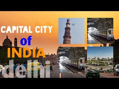 delhi the metropolitan city - YouTube