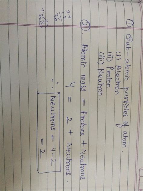 Helium atom has an atomic mass of 4 u and two protons in its nucleus ...