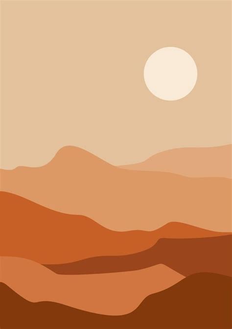 Download Abstract contemporary aesthetic background with desert ...