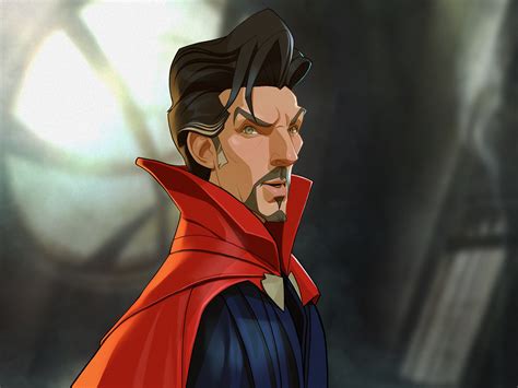 Dr Strange Cartoon Images The sorcerer supreme makes his final journey through a cyberpunk ...