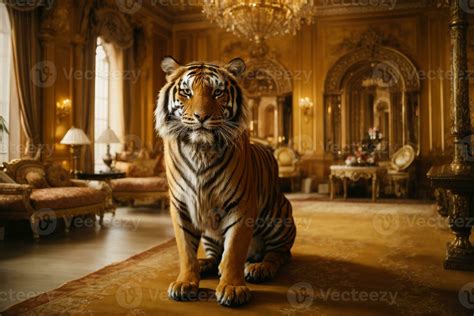 bengal tiger wallpaper ai generated 33130663 Stock Photo at Vecteezy