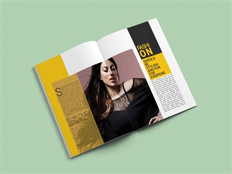 Fashion Magazine Template on Behance