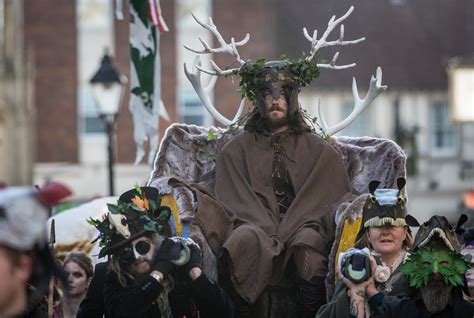 Glastonbury Dragons' Samhain Wild Hunt festival – in pictures | Samhain ...