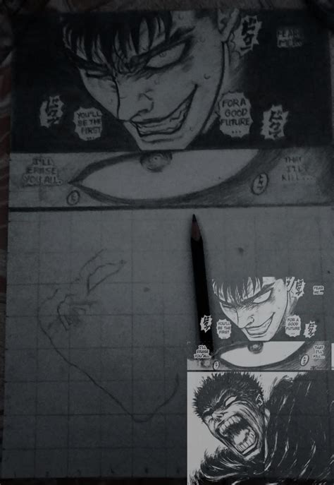 Any Guts fan here?! started one of the best manga panel from berserk🤌🏻 ...