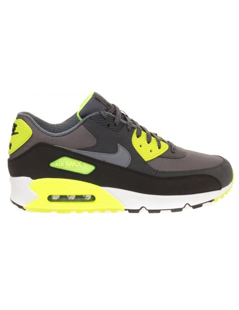 Nike Air Max 90 Essential - Dark Grey/Cool Grey/Volt - Footwear from ...