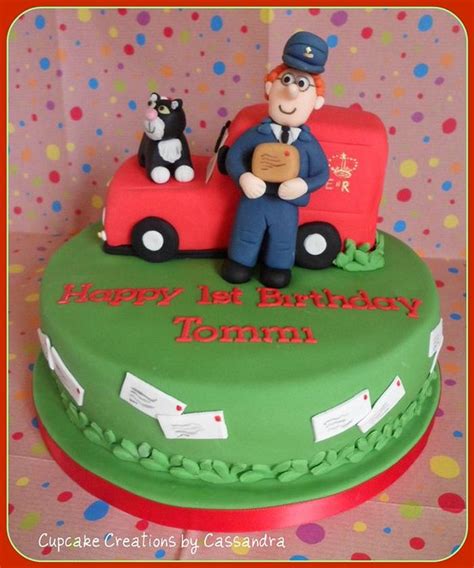 Postman Pat Cake - Decorated Cake by Cupcakecreations - CakesDecor